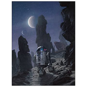 Star Wars R2-D2 Artoo's Lonely Mission Canvas Giclee Print